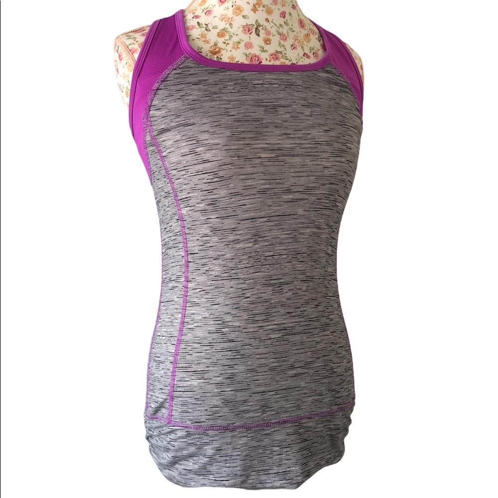 Ten Gear Pink / Gray women’s tank top Sz S